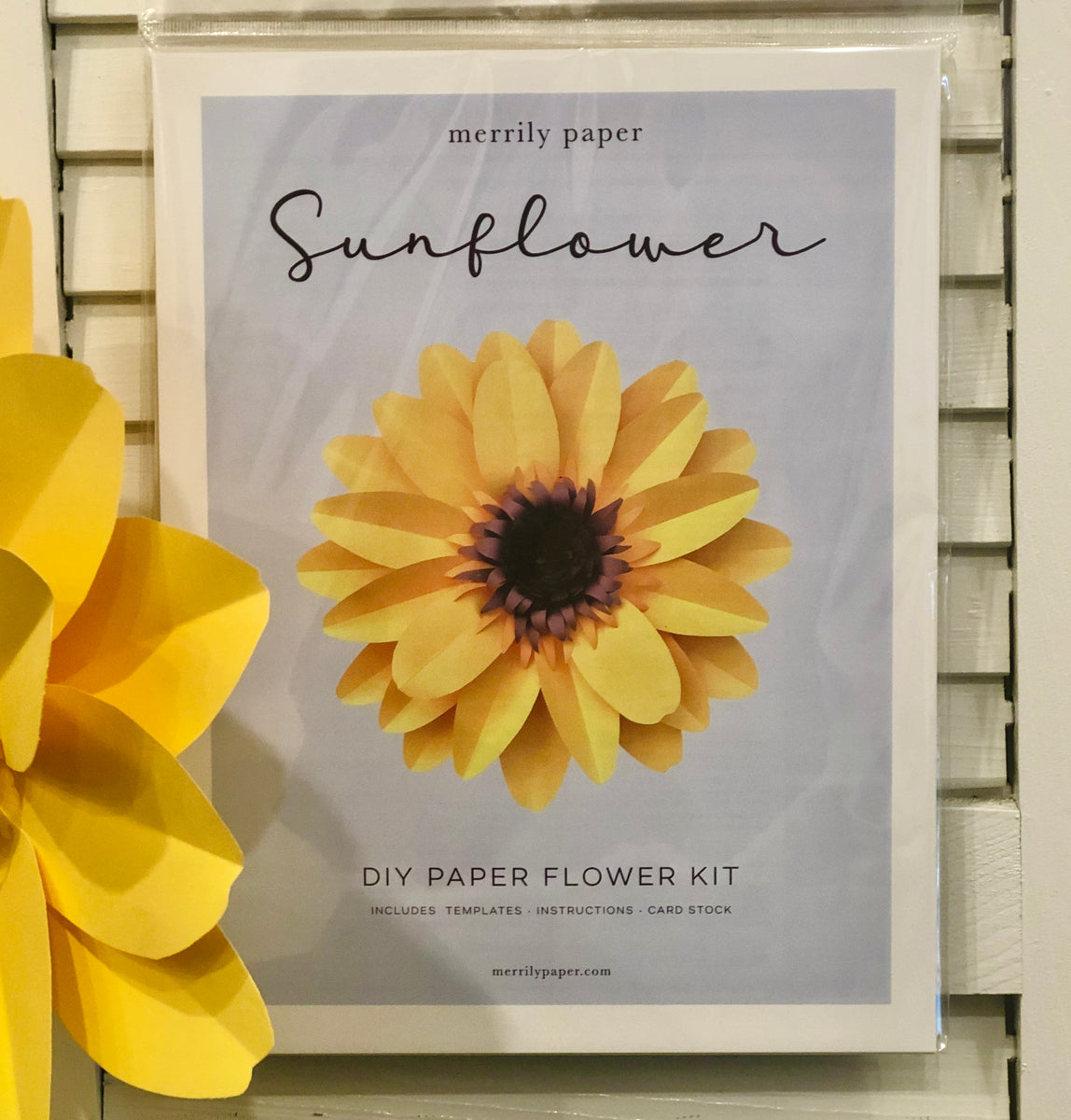 Paper Sunflower DIY Kit – merrilyshop