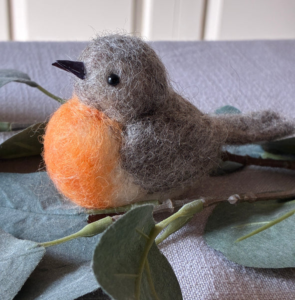 Needlefelted Spring Robin Class