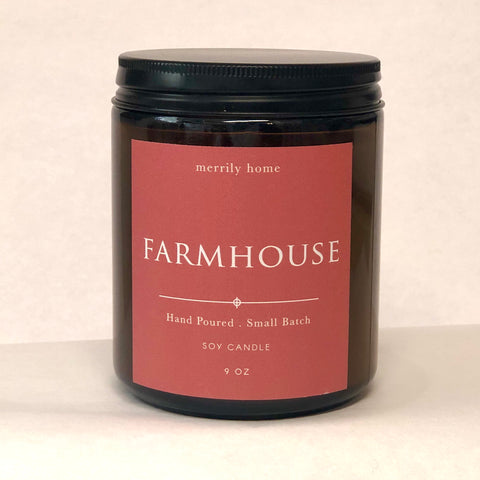 Merrily Home Soy Candle - Farmhouse