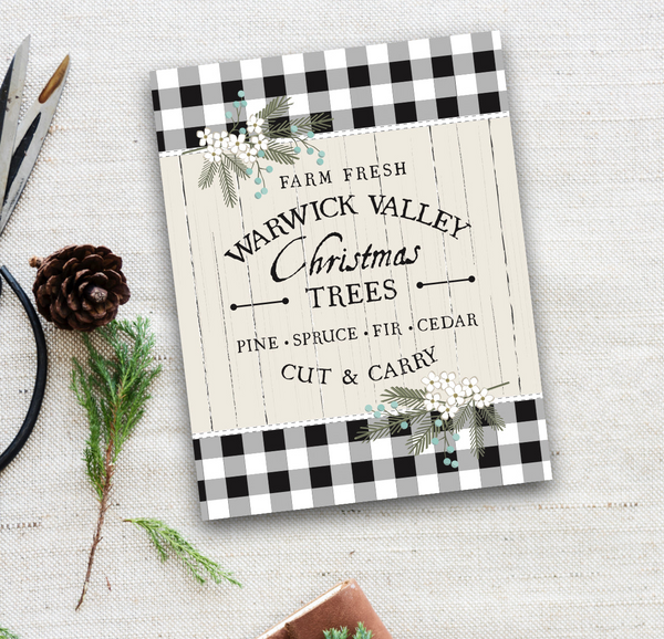 Warwick Valley Tree Farm Holiday Greeting Card