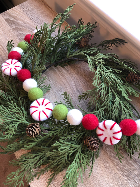 Peppermint Garland Workshop