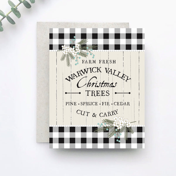 Warwick Valley Tree Farm Holiday Greeting Card