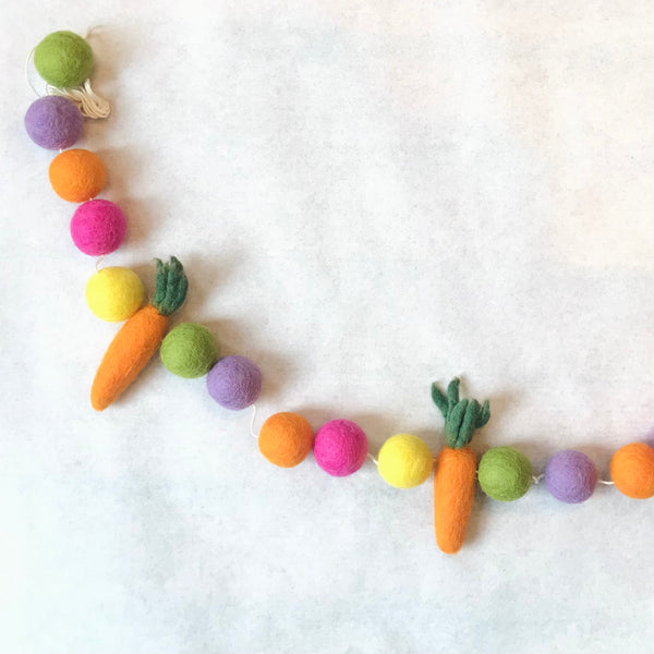 Springtime Carrot Garland