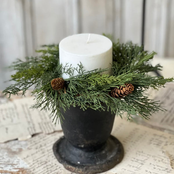 Advent Evergreen Wreath
