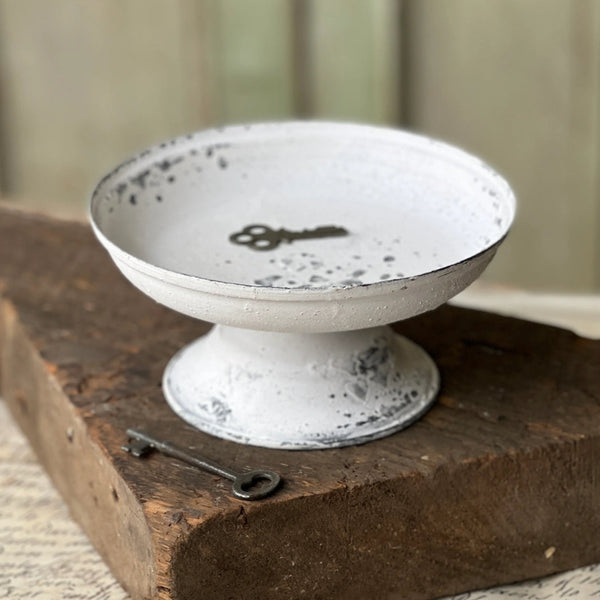 Cream Patina Display Pedestal