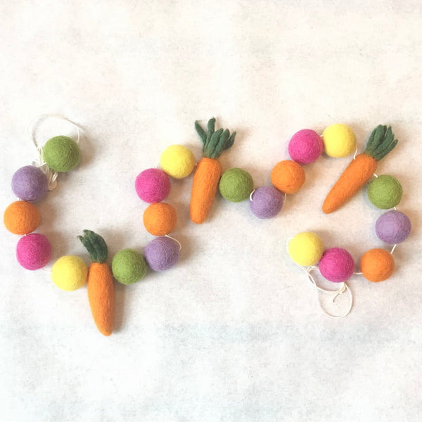 Springtime Carrot Garland