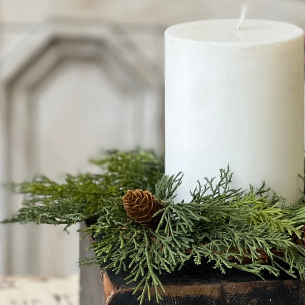 Advent Evergreen Wreath