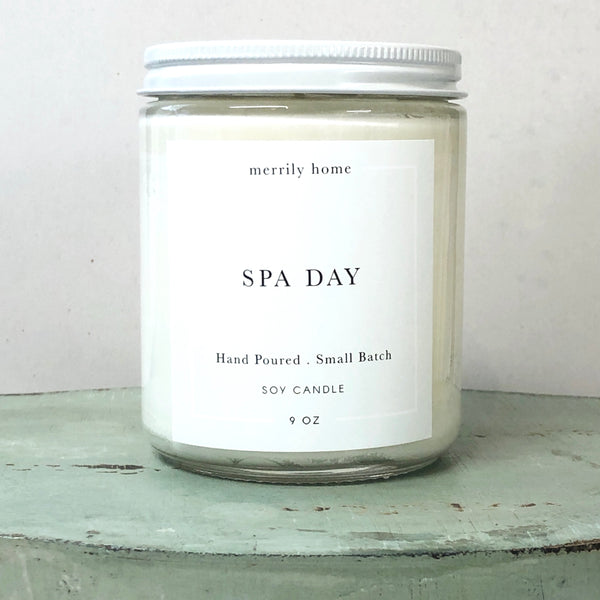 Merrily Home Soy Candle - Spa Day