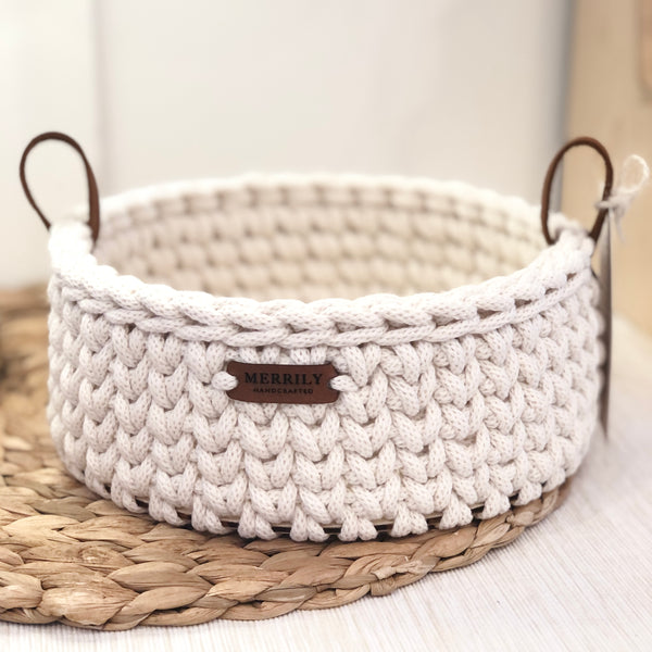 8” Round Tray | Natural