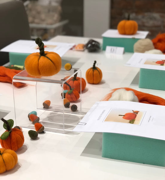 Needle Felted Pumpkin Workshop