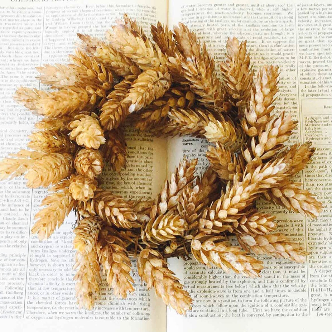 Autumn Hops Candle Ring / Wreath