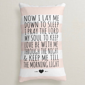 Bedtime Child’s Prayer Pillow - Pink