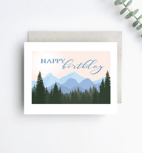 Great Outdoors Birthday Card