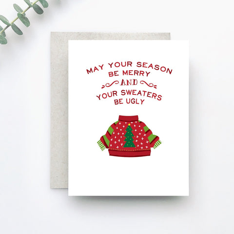 Ugly Sweater Holiday Greeting Card