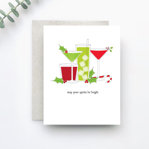 Making Spirits Bright Holiday Greeting Card