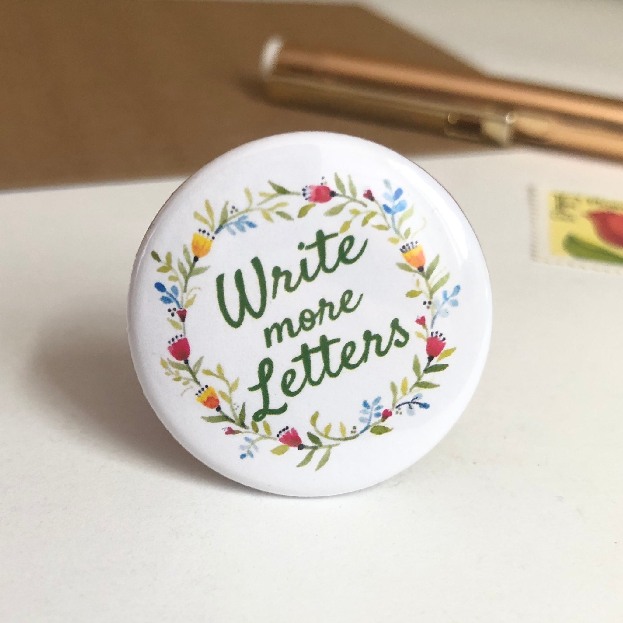 Write More Letters Pin