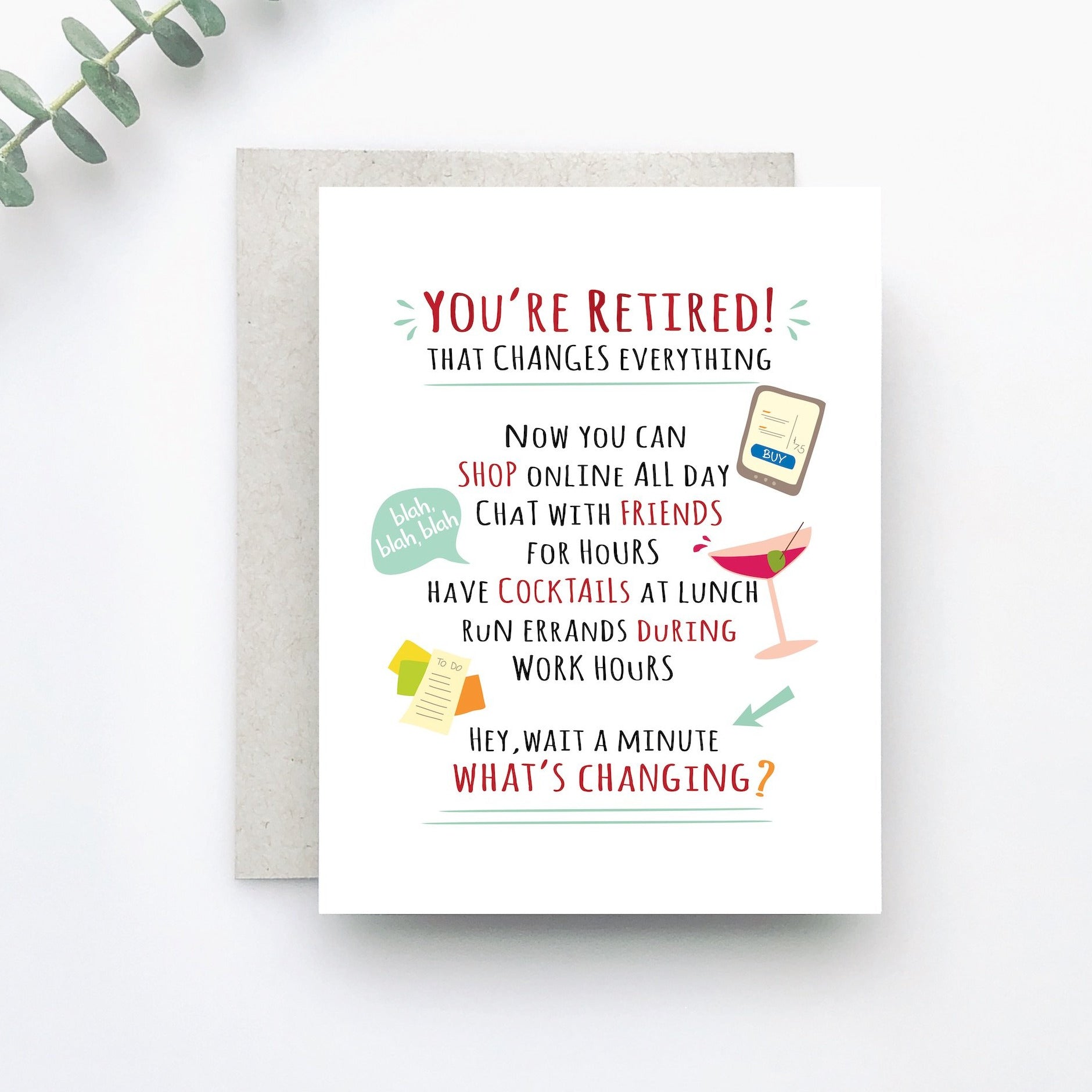 This Changes Everything Retirement Card